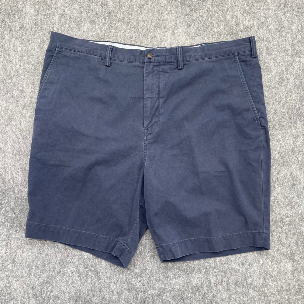 Polo Ralph Lauren Shorts Mens 42 Navy Blue Stretch Classic Fit Chino